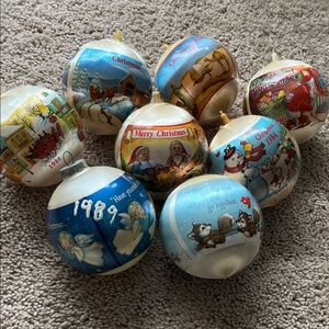 Vintage Christmas Ornament Set